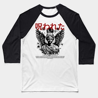 Streetwear Angel Statue Baseball T-Shirt